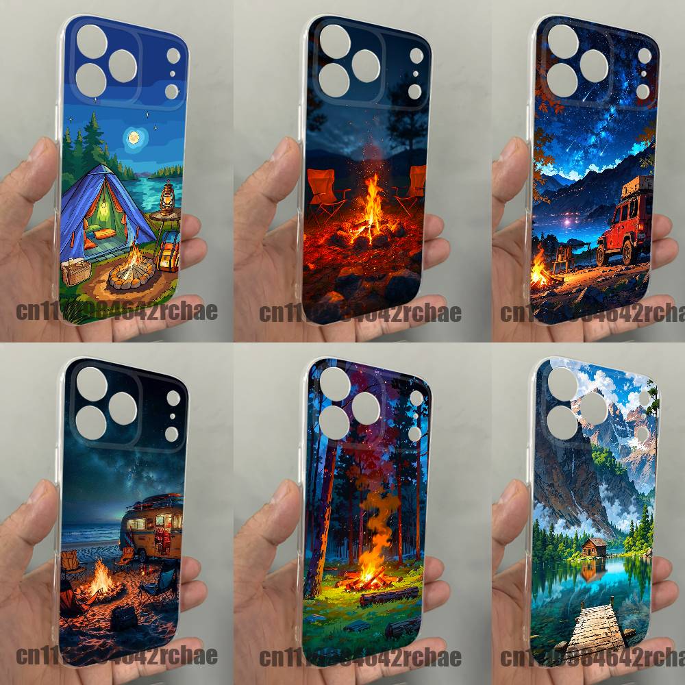 Outdoor Camping Wallpaper - For Outdoor Camping Bonfire Wallpaper Phone