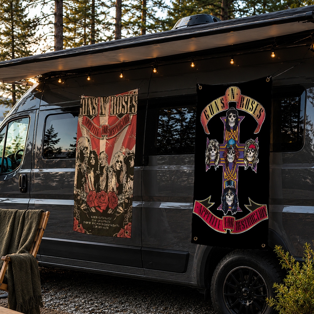 Outdoor Camping Wallpaper - G-GUNS N R-ROSES Rock Brand Wallpaper