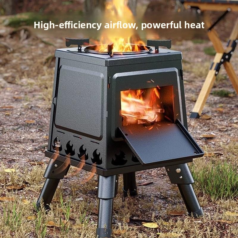 Outdoor Camping Wood Stove - Portable High-End Outdoor Stove Wood Burning