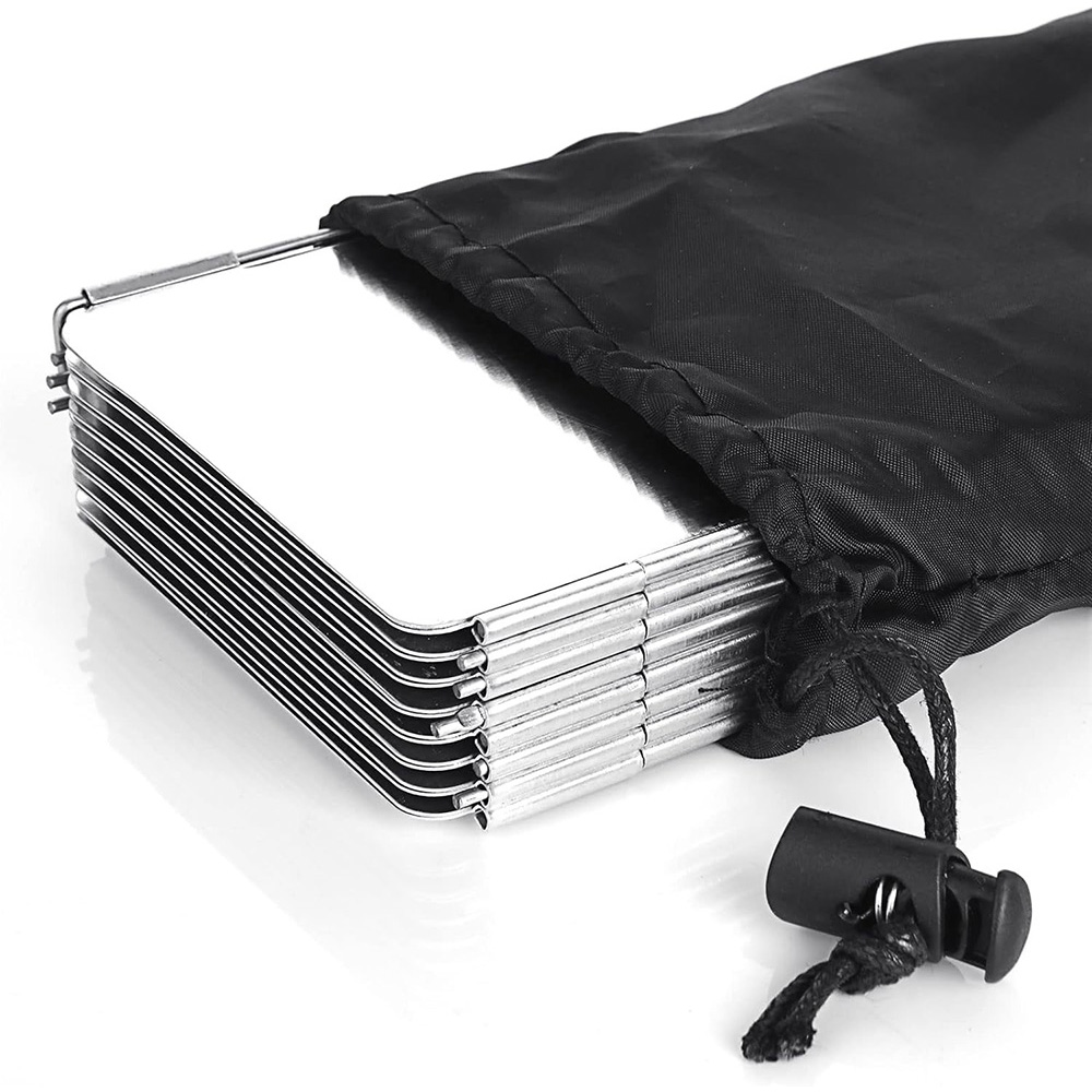 Outdoor Camping Heater For Tent - Lightweight Folding Camping Stove Windshield 9/10/8