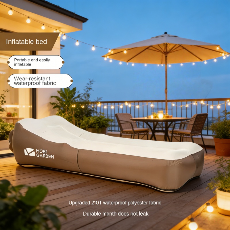 Outdoor Camping Furniture - Outdoor Portable Inflatable Bed, Foldable Lazy