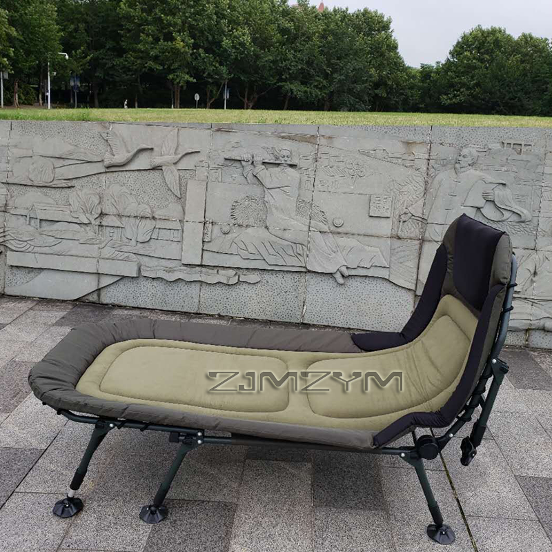 Outdoor Camping Lounge Chairs - Folding Bed Recliner Single Office Household