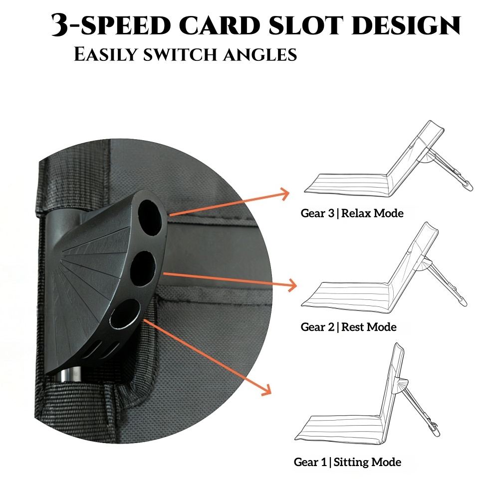3-Position Adjustable Backrest - Outdoor Camping Lounge Chairs 리뷰 및 가격