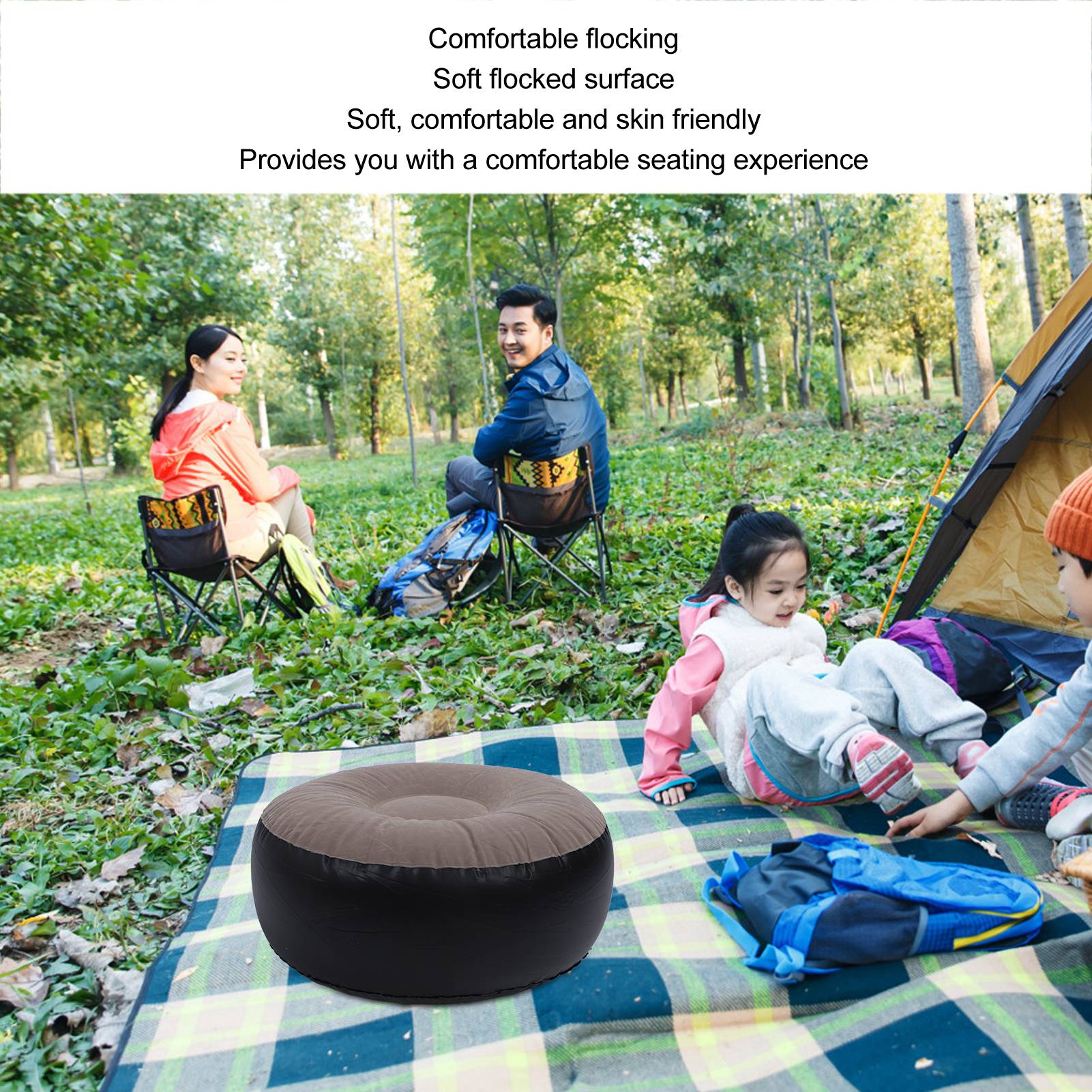 Inflatable Flocking Stool Mult - Outdoor Camping Furniture 리뷰 및 가격