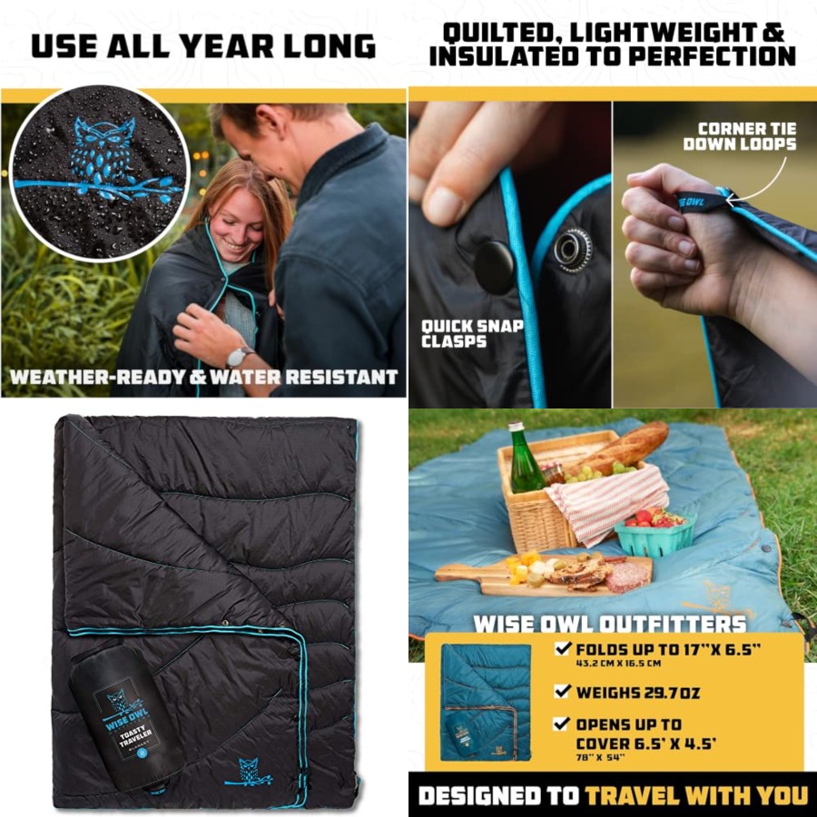 Outdoor Camping Blanket Lightw - Outdoor Camping Quilt 리뷰 및 가격