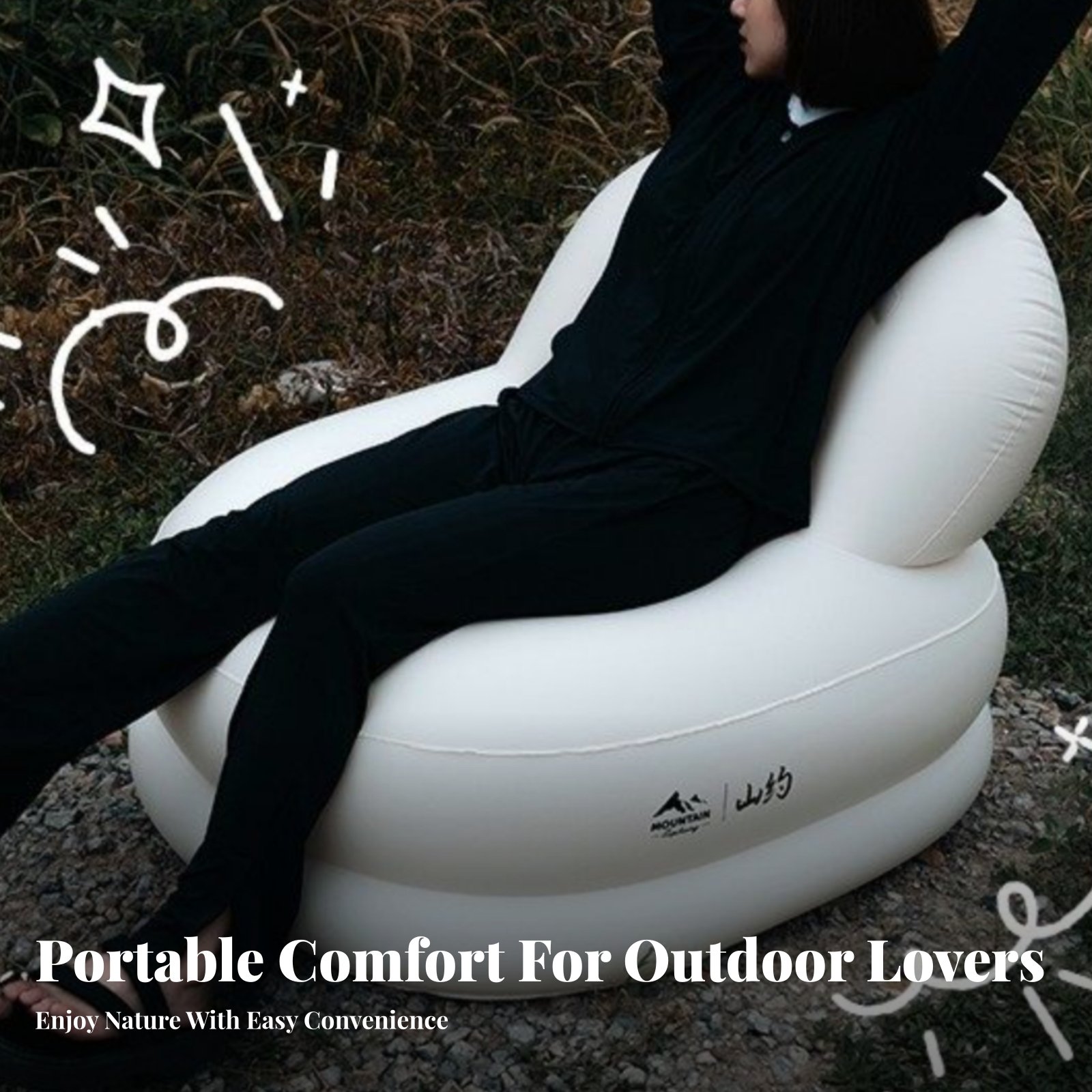 Inflatable Sofa, Camping Air C - Outdoor Camping Lounge Chairs 리뷰 및 가격