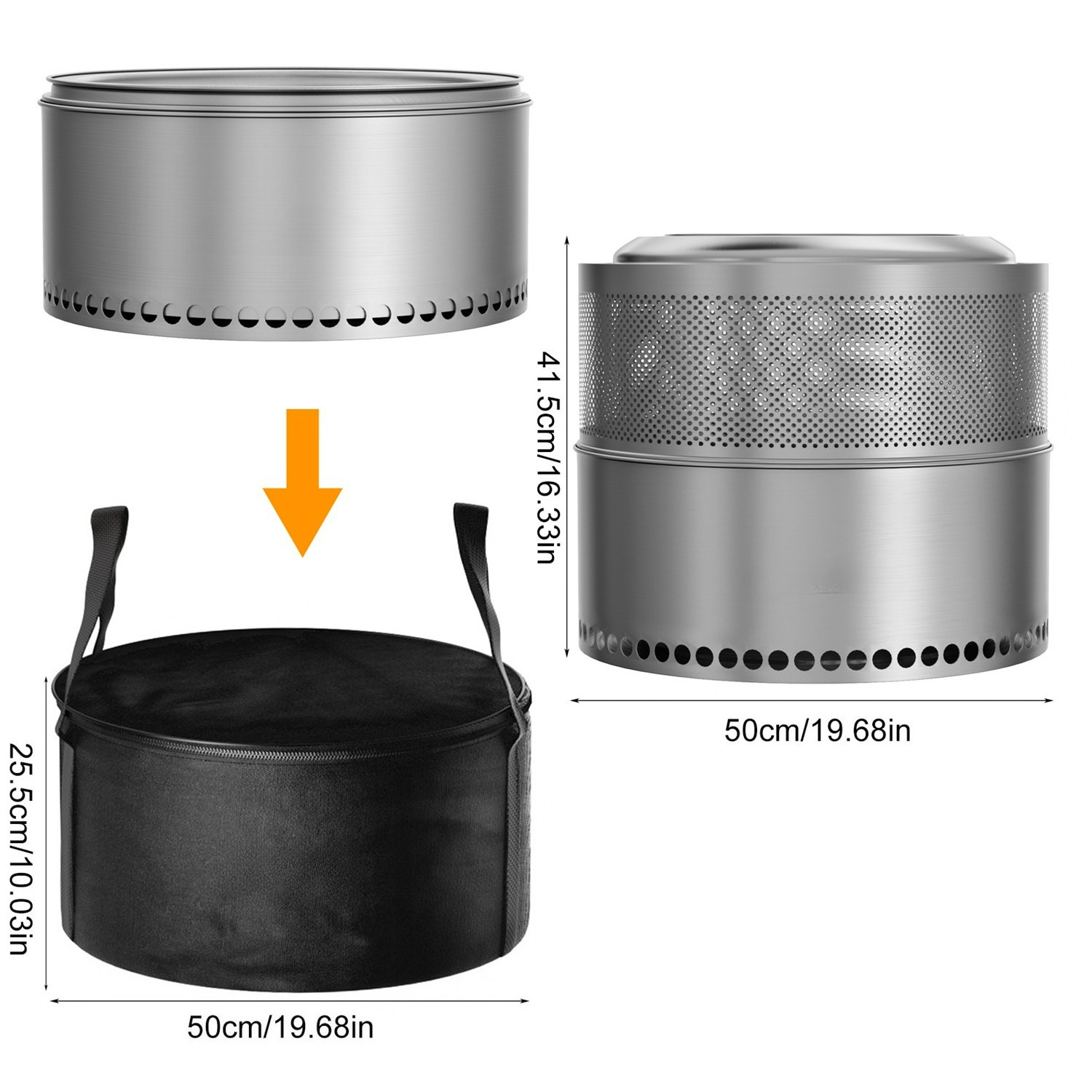 50 CM Smokeless Camping Fire P - Outdoor Camping Wood Stove 리뷰 및 가격