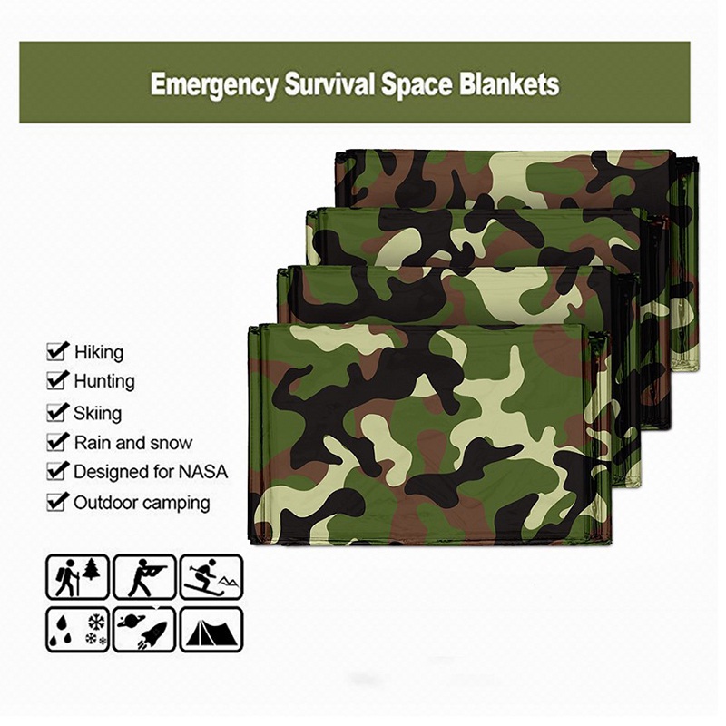 1pcs Emergency Thermal Blanket - Outdoor Camping Quilt 리뷰 및 가격