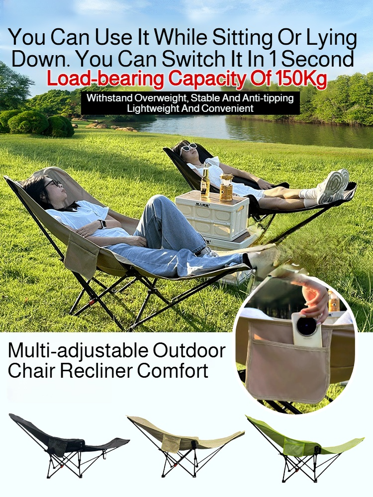 Portable Folding Recliner Beac - Outdoor Camping Lounge Chairs 리뷰 및 가격