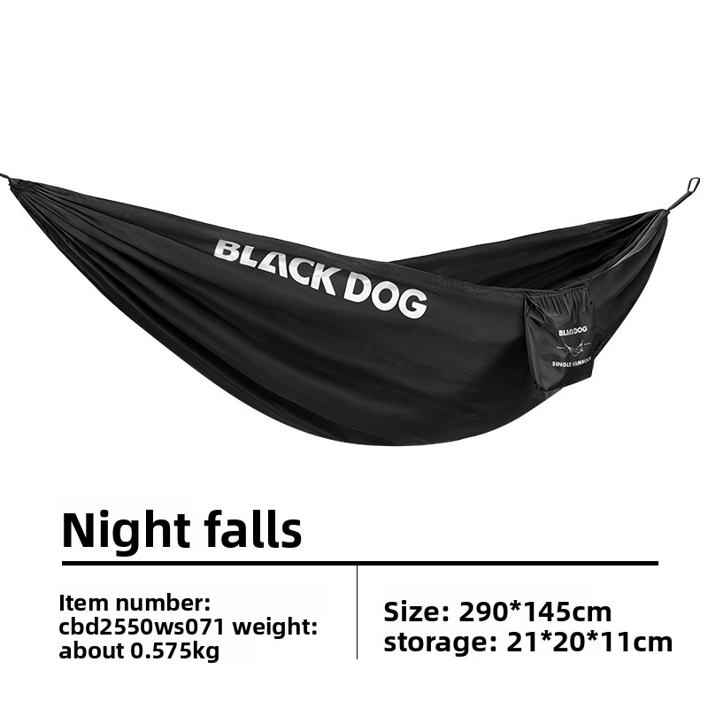 Black Dog Solid Color Parachut - Outdoor Camping Hammock 리뷰 및 가격