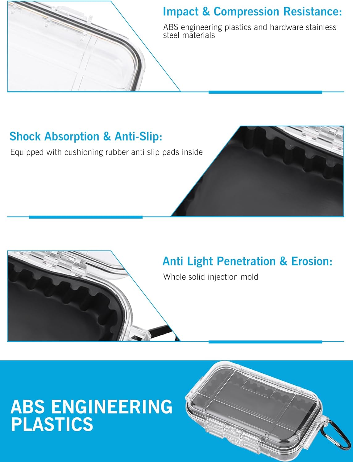 Waterproof Dry Box IP68 Dustpr - Outdoor Camping Box 리뷰 및 가격