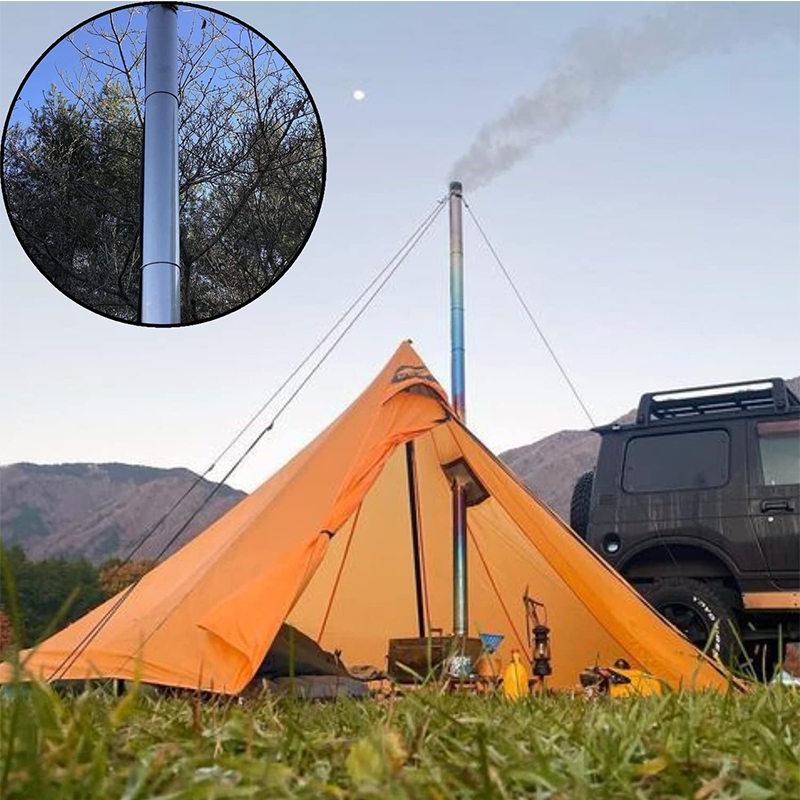 Titanium Steel / Stainless Ste - Outdoor Camping Wood Stove 리뷰 및 가격