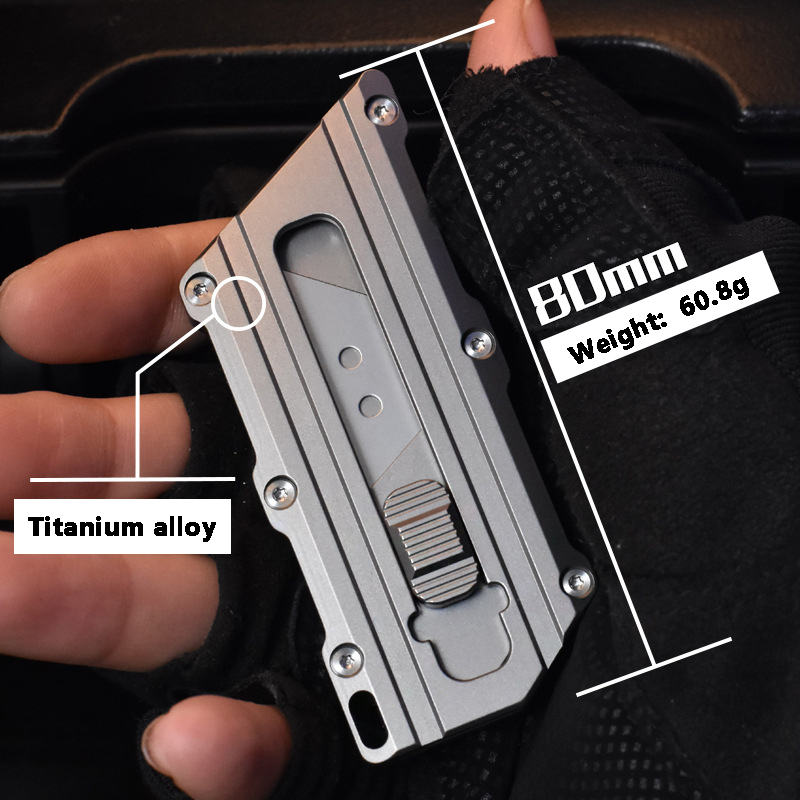 TC4 Titanium Alloy Utility Kni - Outdoor Camping Wallpaper 리뷰 및 가격