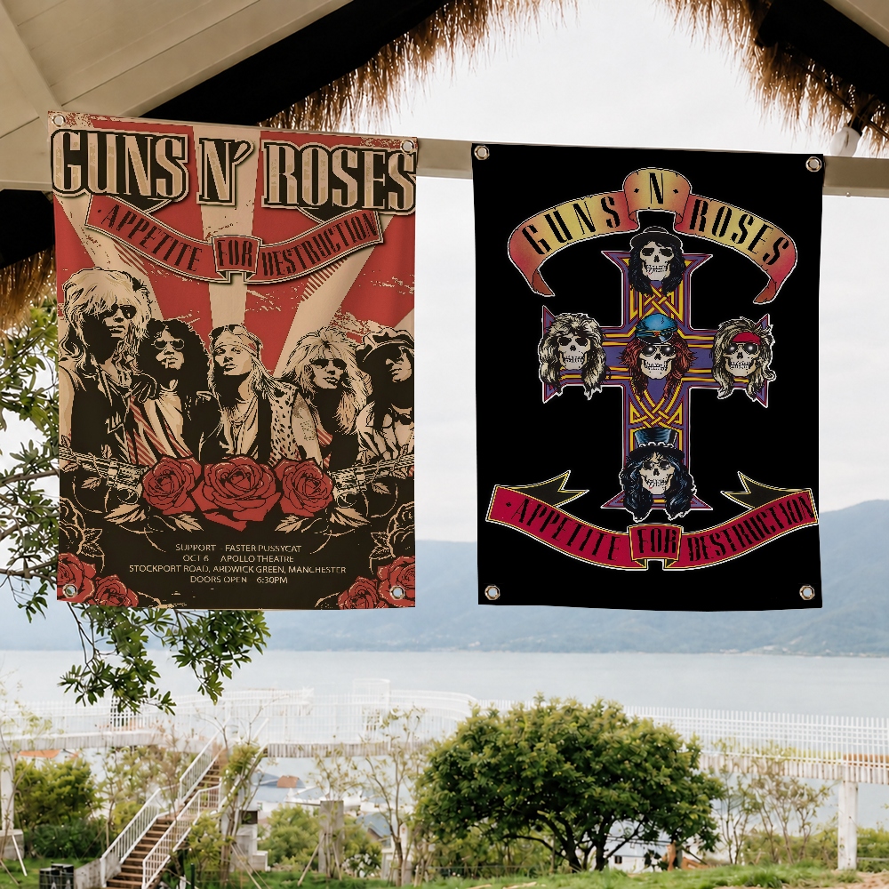 G-GUNS N R-ROSES Rock Brand Wa - Outdoor Camping Wallpaper 리뷰 및 가격