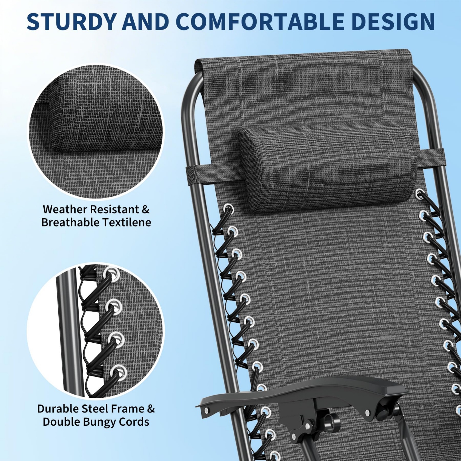 2 Pack Zero Gravity Chair with - Outdoor Camping Lounge Chairs 리뷰 및 가격