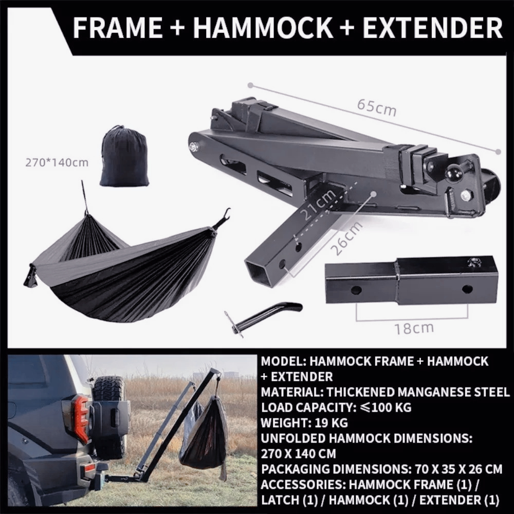 AM-Outdoor trailer bar square  - Camping Hammock 리뷰 및 가격