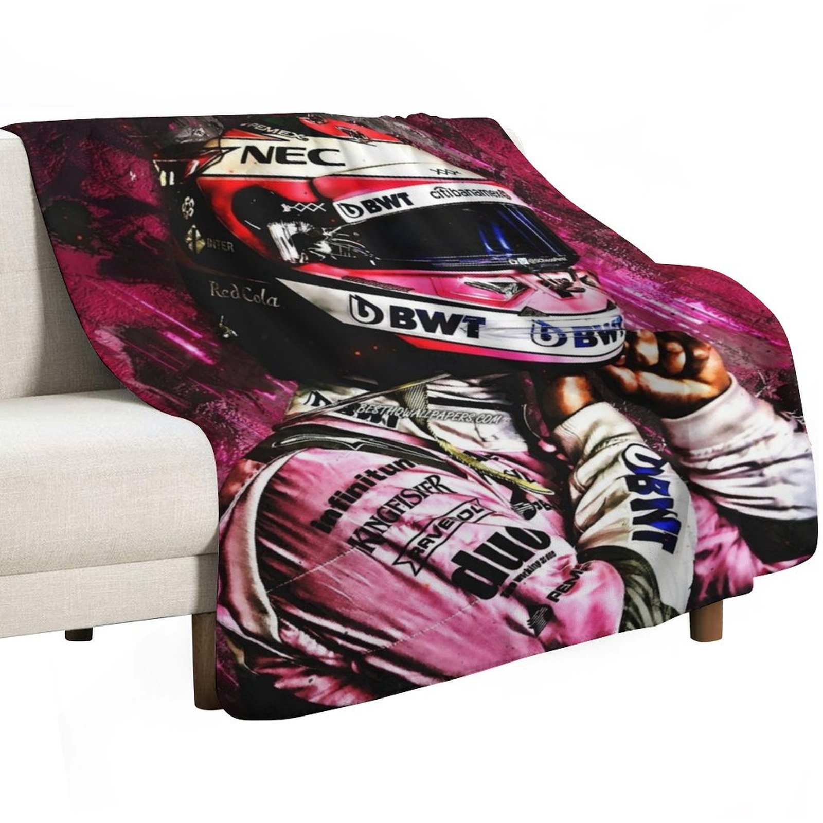 sergio p??rez wallpaper Throw  - Outdoor Camping Wallpaper 리뷰 및 가격
