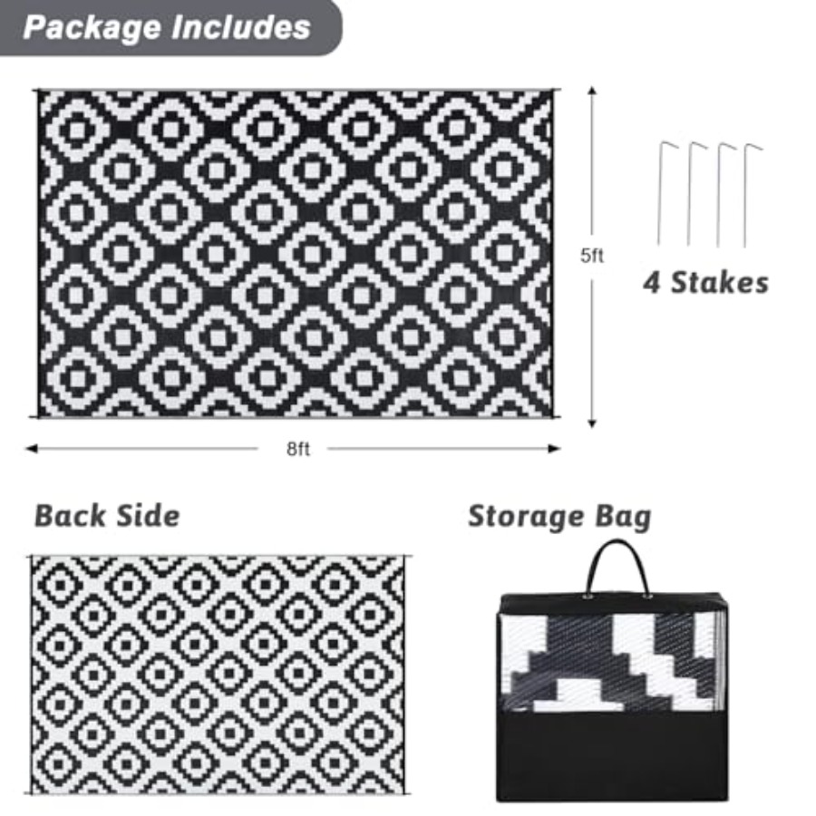 Outdoor Plastic Straw Rug 9x18 - Outdoor Camping Rugs 9X18 리뷰 및 가격