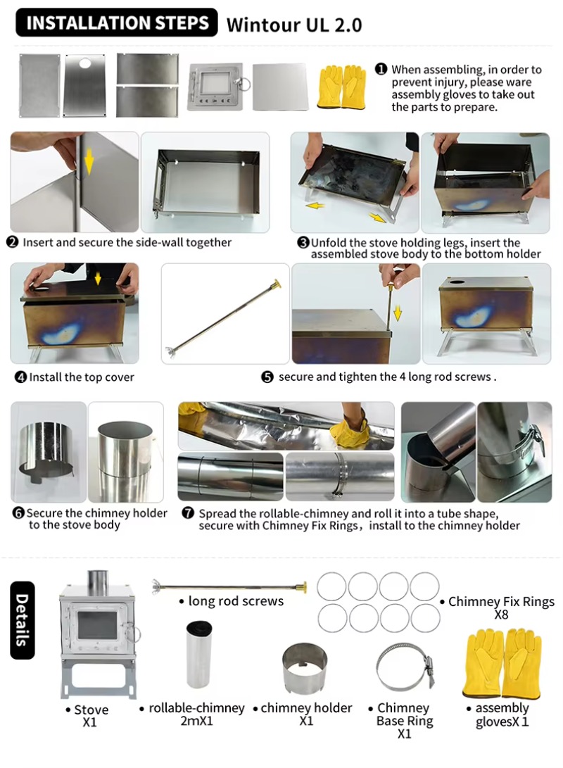 【Popular】DANCHEL S1 Foldable T - Outdoor Camping Wood Stove 리뷰 및 가격