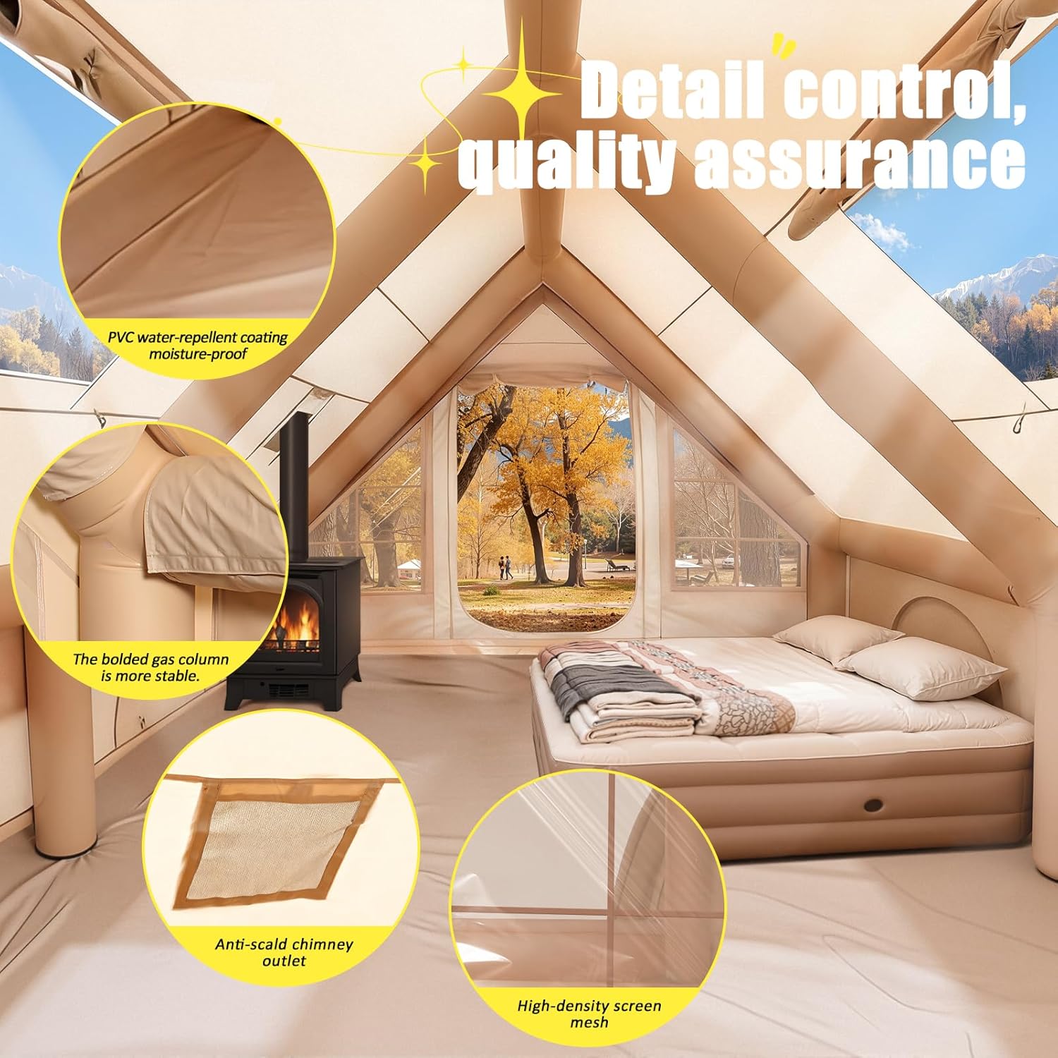 6-8 Person Inflatable Camping  - Outdoor Camping Furniture 리뷰 및 가격