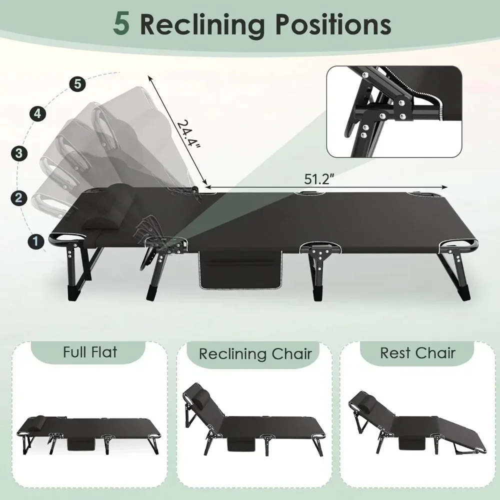 #For 3 in 1 Folding Camping Co - Outdoor Camping Lounge Chairs 리뷰 및 가격