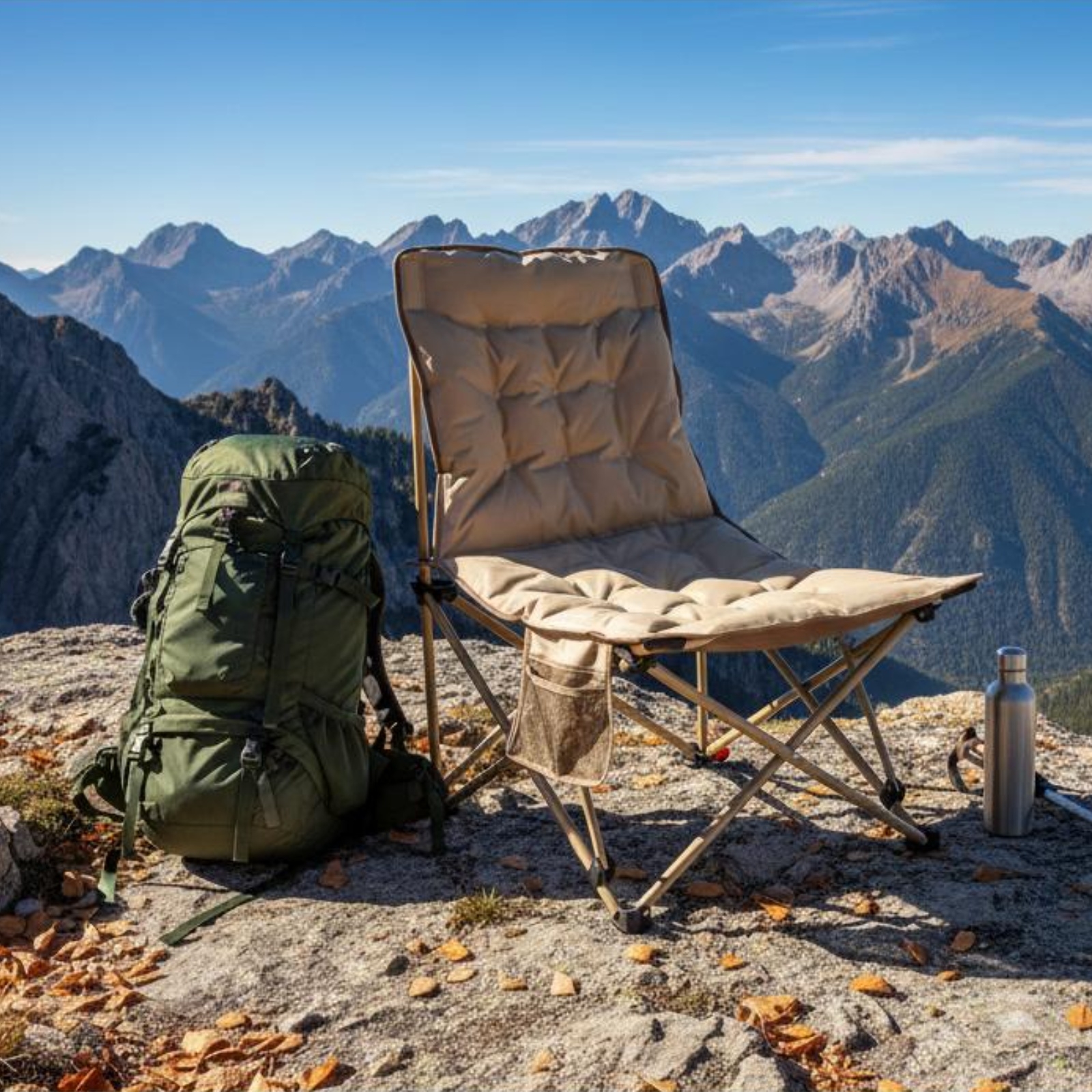 Padded Recliner Chair Thickene - Outdoor Camping Lounge Chairs 리뷰 및 가격