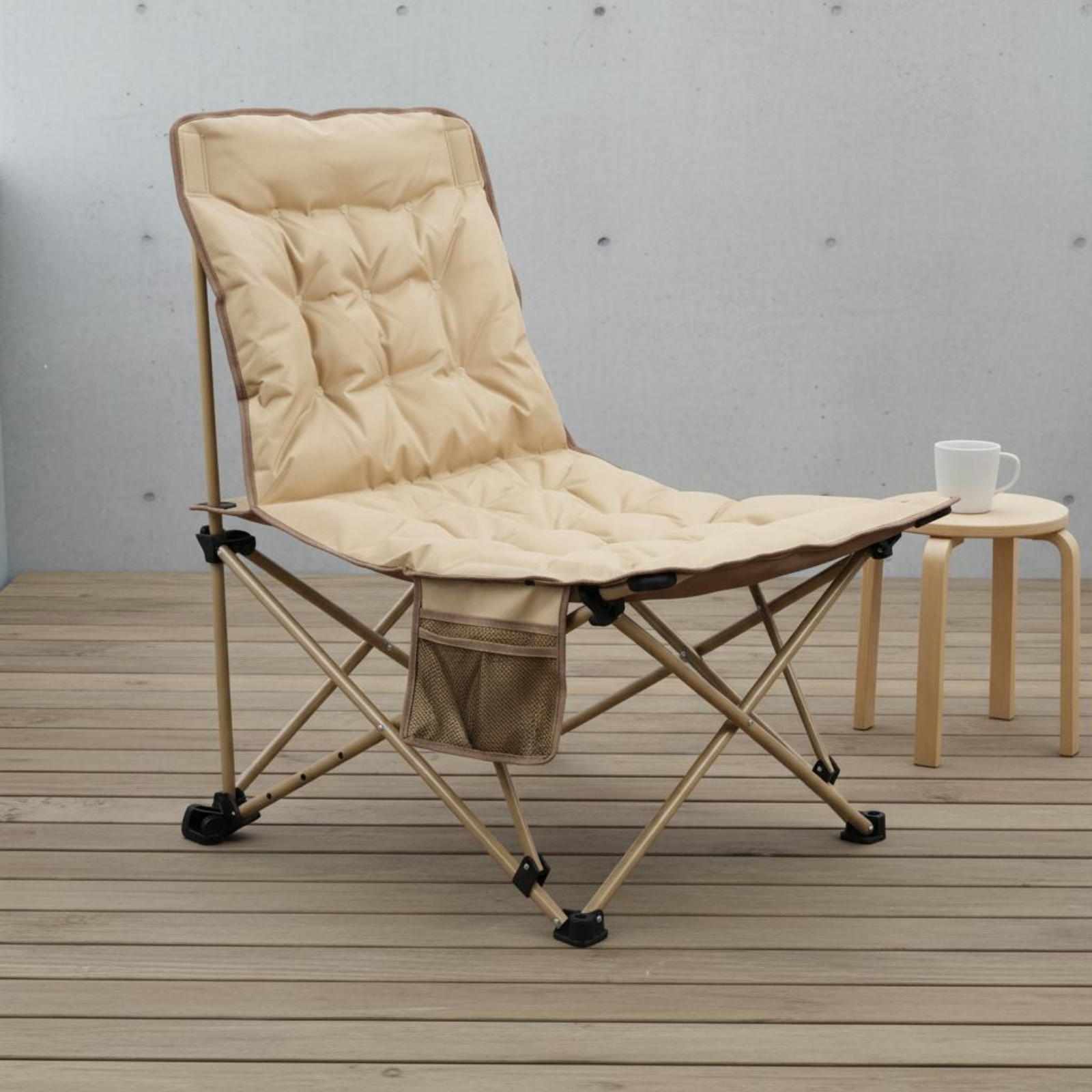 Padded Recliner Chair Thickene - Outdoor Camping Lounge Chairs 리뷰 및 가격