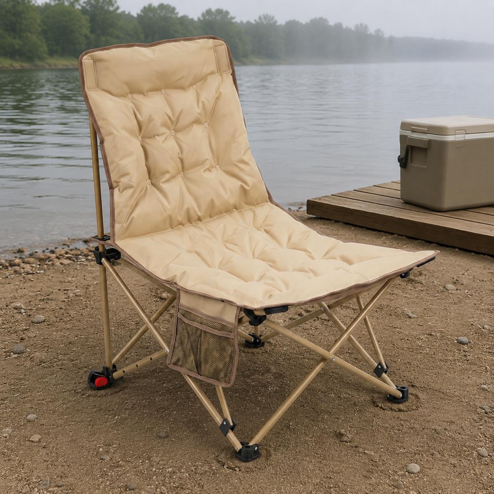 Padded Recliner Chair Thickene - Outdoor Camping Lounge Chairs 리뷰 및 가격