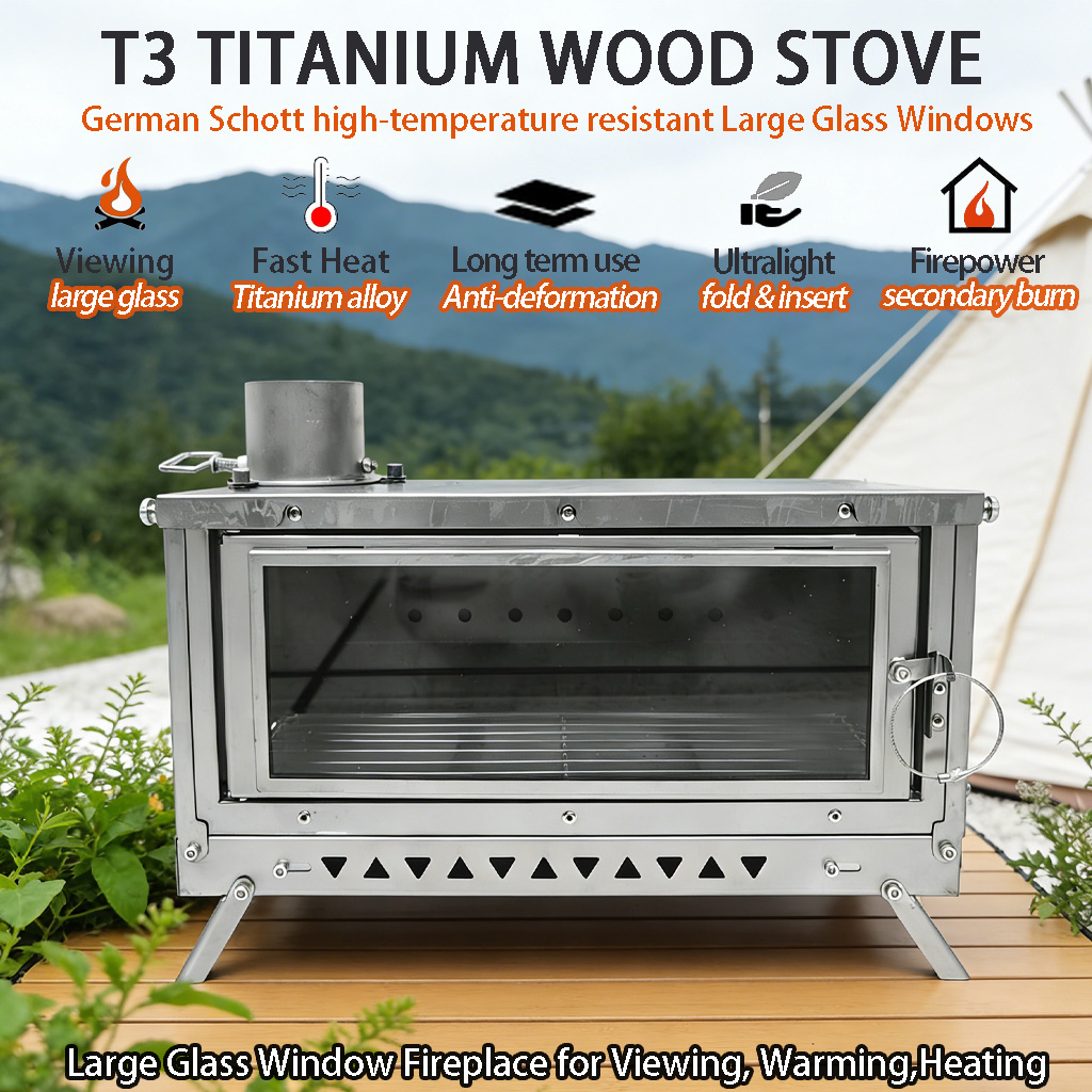 DANCHEL OUTDOOR T3 Titanium Al - Outdoor Camping Wood Stove 리뷰 및 가격