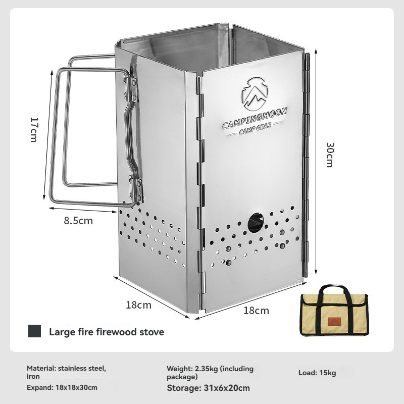 MT-18 Stainless Steel Hiking F - Outdoor Camping Wood Stove 리뷰 및 가격