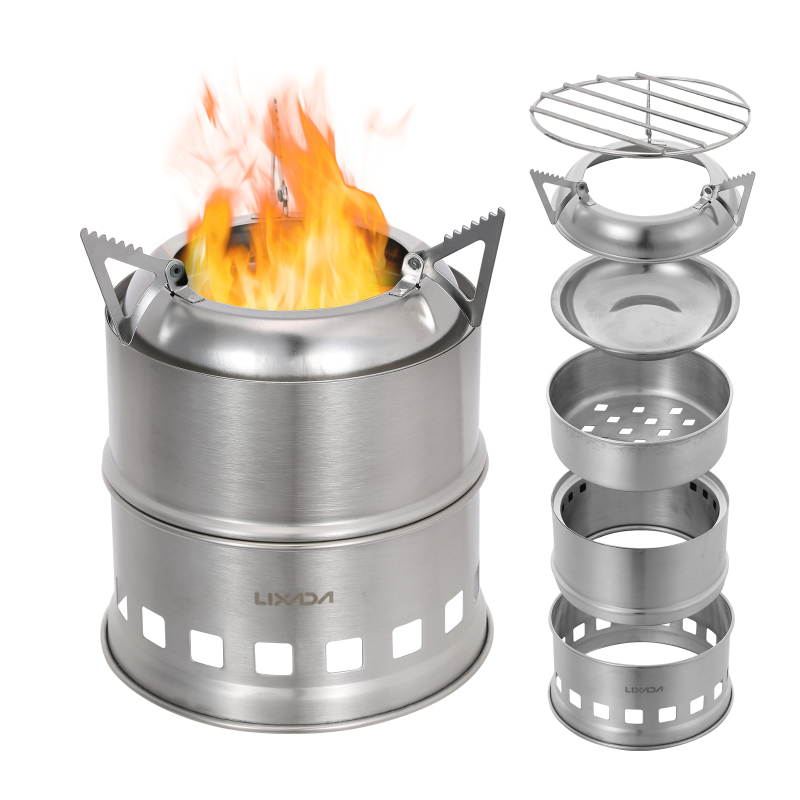 Lixada Stainless Steel Wood St - Outdoor Camping Wood Stove 리뷰 및 가격
