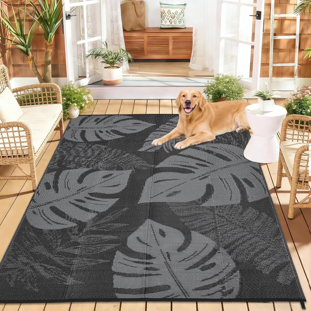 Waterproof Plastic Straw Outdo - Outdoor Camping Rugs 9X18 리뷰 및 가격