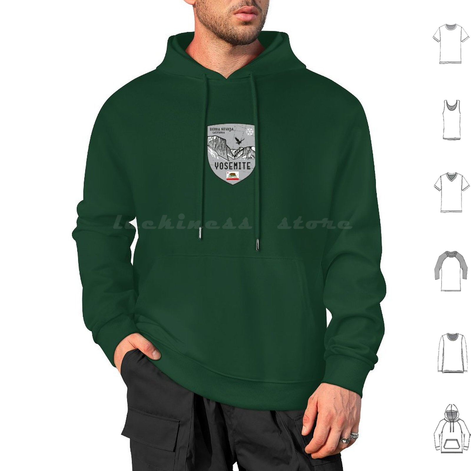Yosemite California Emblem Hoo - Outdoor Camping Yosemite 리뷰 및 가격