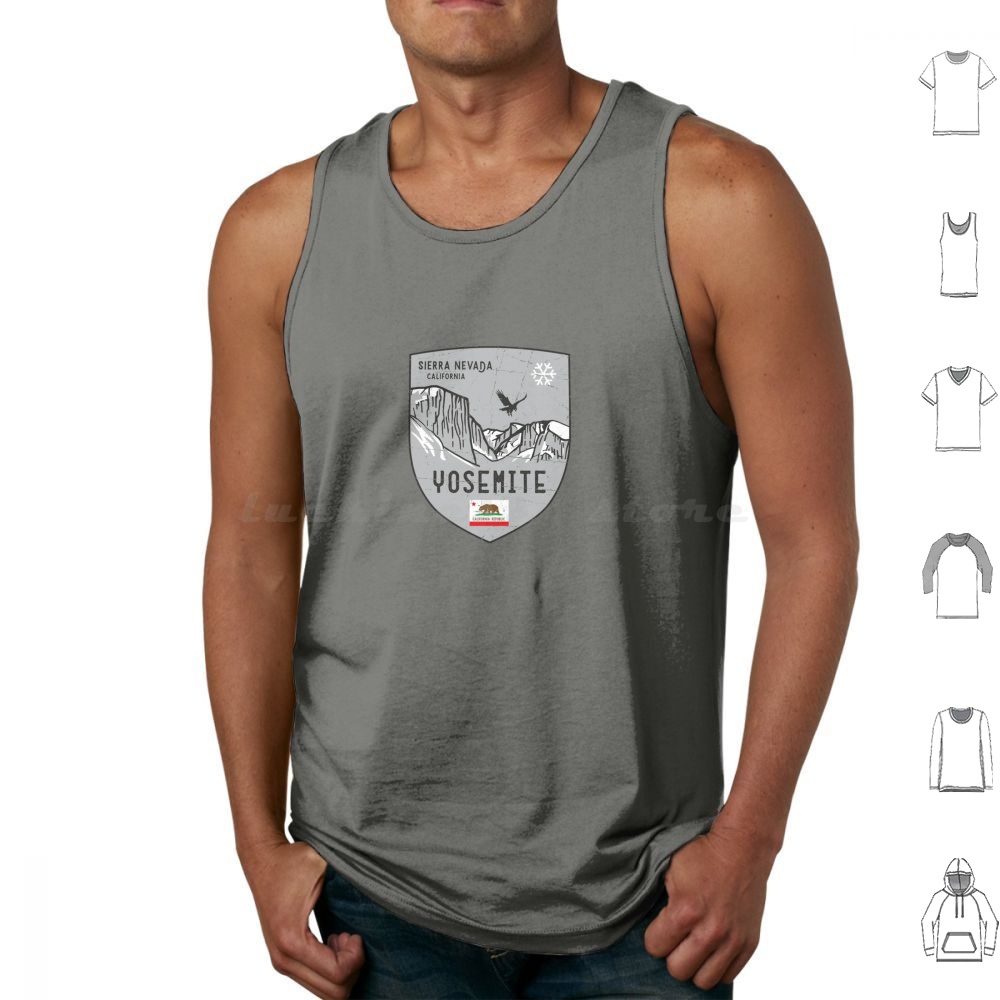 Yosemite California Emblem Tan - Outdoor Camping Yosemite 리뷰 및 가격