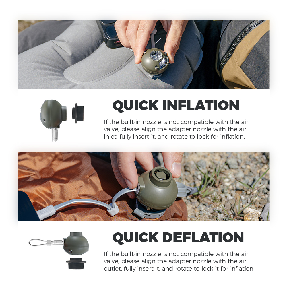 Naturehike Wind-nano Air Pump  - Outdoor Camping Quilt 리뷰 및 가격