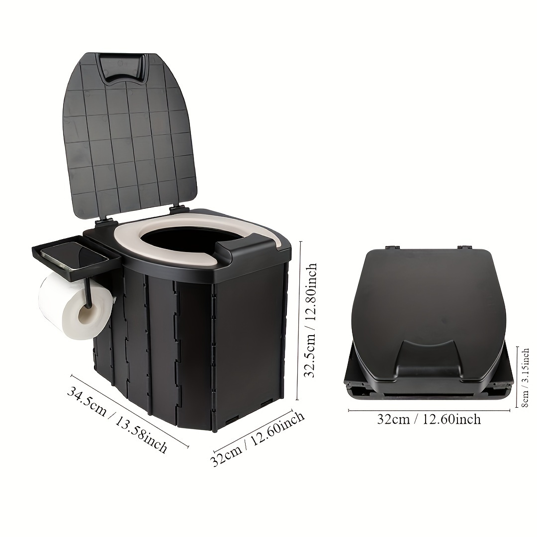 Portable Folding Toilet with P - Outdoor Camping Quilt 리뷰 및 가격