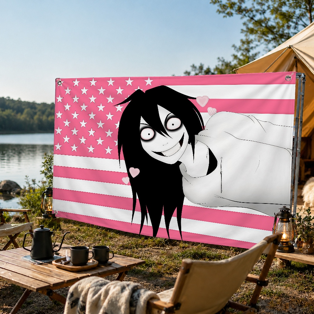 Cartoon Jeff the Killer wallpa - Outdoor Camping Wallpaper 리뷰 및 가격