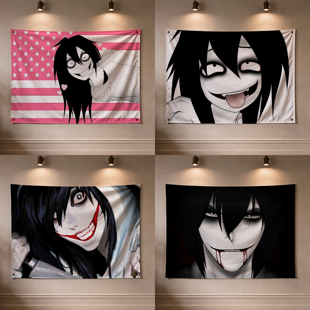 Cartoon Jeff the Killer wallpa - Outdoor Camping Wallpaper 리뷰 및 가격