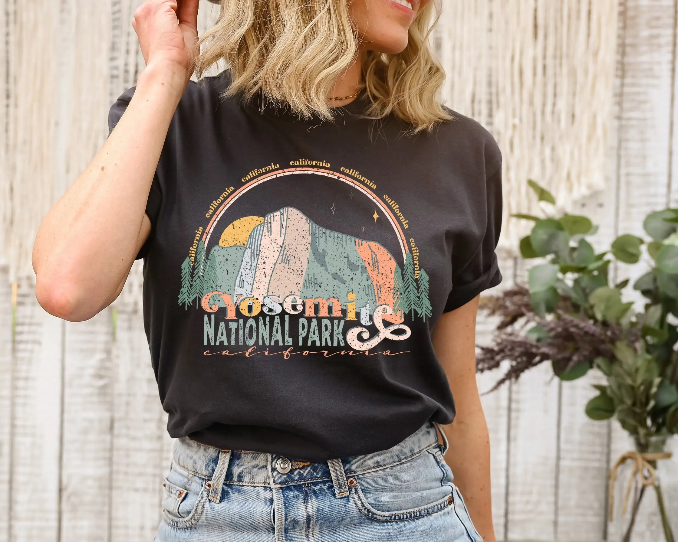 Yosemite National Park T Shirt - Outdoor Camping Yosemite 리뷰 및 가격
