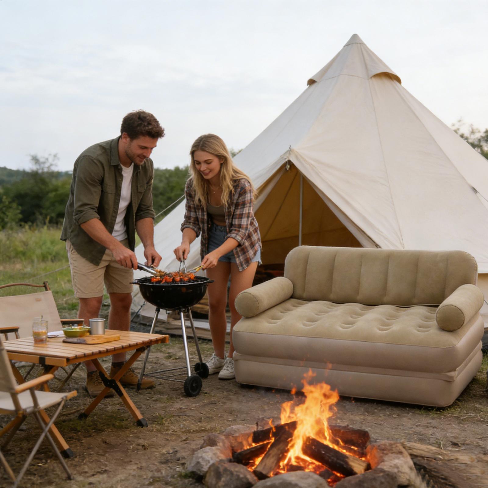 Air Sofa With Air Pump Folding - Outdoor Camping Furniture 리뷰 및 가격