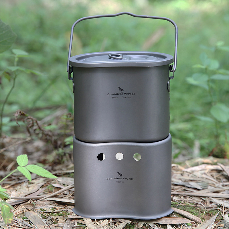 Boundless Voyage Titanium Cook - Outdoor Camping Wood Stove 리뷰 및 가격