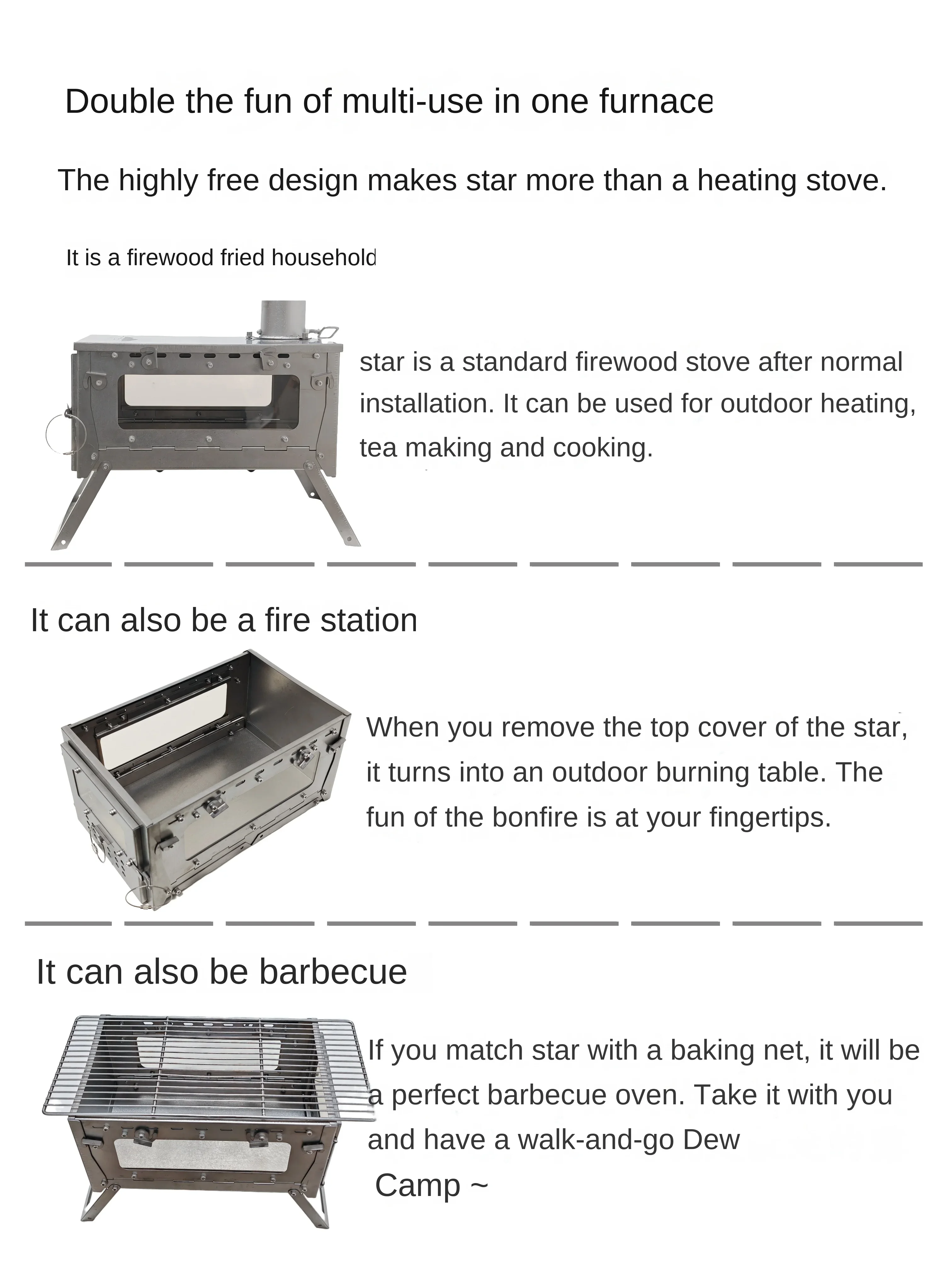 WT Star Ti Titanium Alloy Fold - Outdoor Camping Heater For Tent 리뷰 및 가격