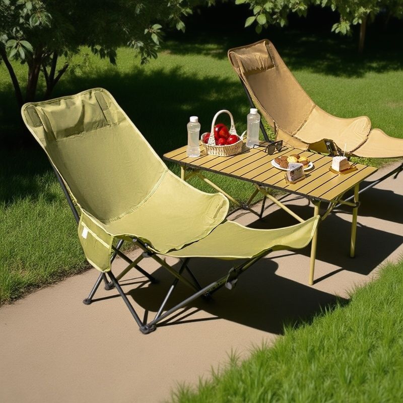 Moon chair with four adjustabl - Outdoor Camping Lounge Chairs 리뷰 및 가격