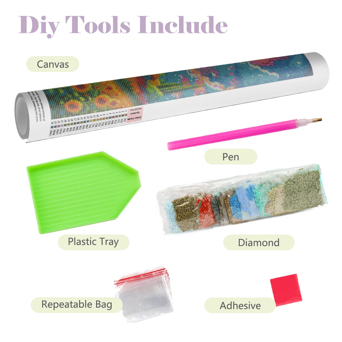 5D DIY Full Drill Diamond Pain - Outdoor Camping Wallpaper 리뷰 및 가격