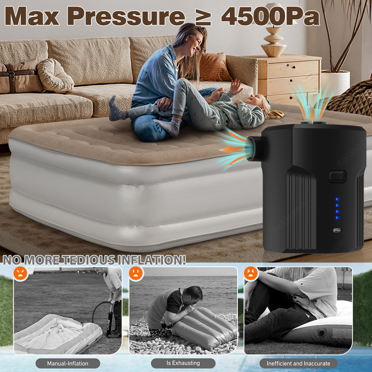 Portable Electric Air Pump for - Outdoor Camping Quilt 리뷰 및 가격