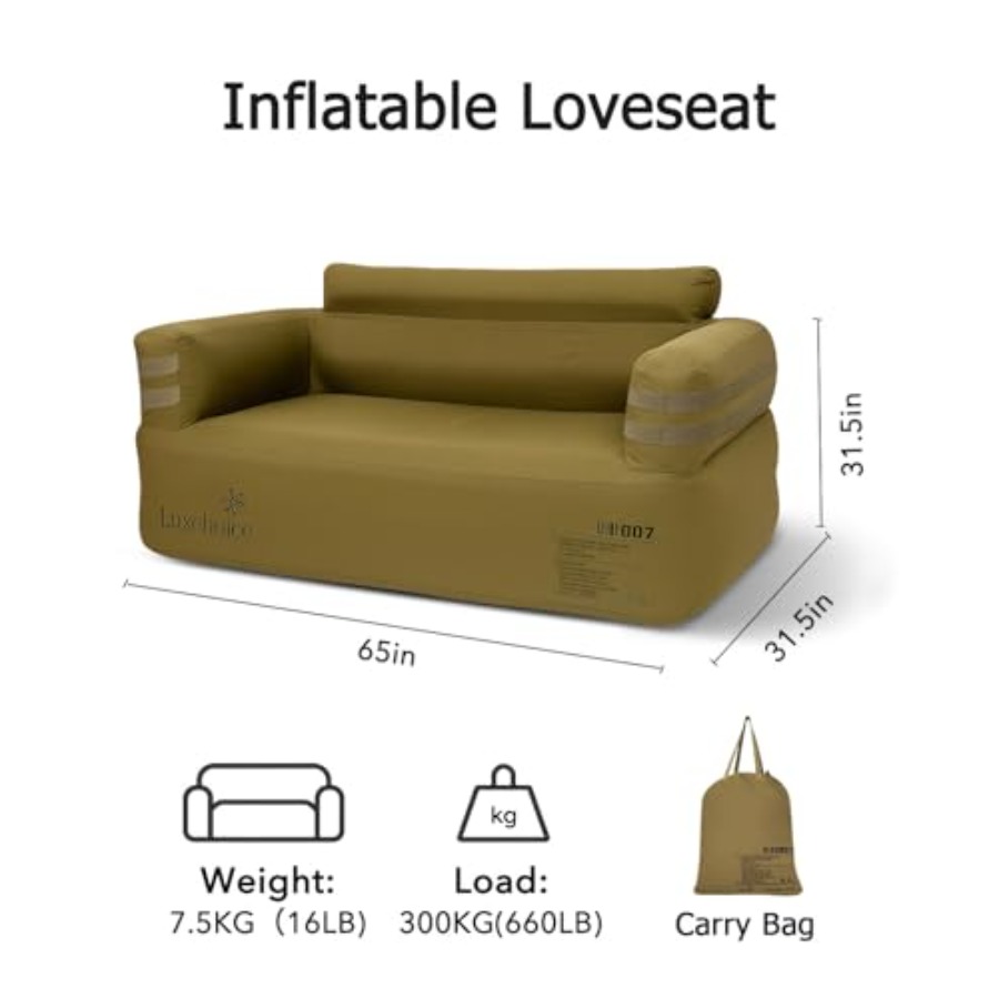 Portable Inflatable Couch for  - Outdoor Camping Furniture 리뷰 및 가격