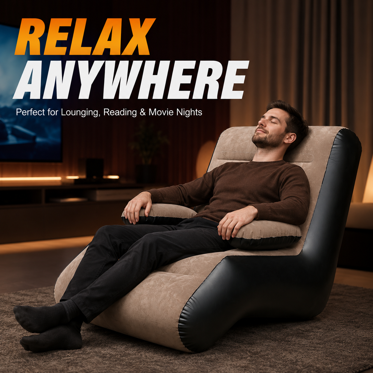 1PC Inflatable Air Sofa Portab - Outdoor Camping Lounge Chairs 리뷰 및 가격