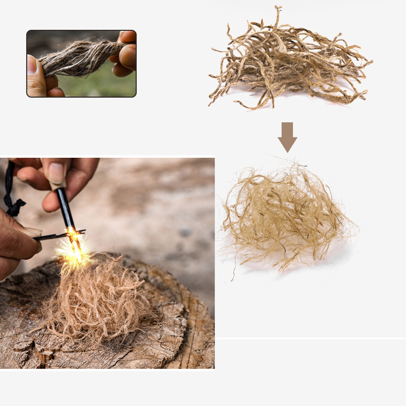 Outdoor Mini Wax Hemp Rope Por - Outdoor Camping Wood Stove 리뷰 및 가격