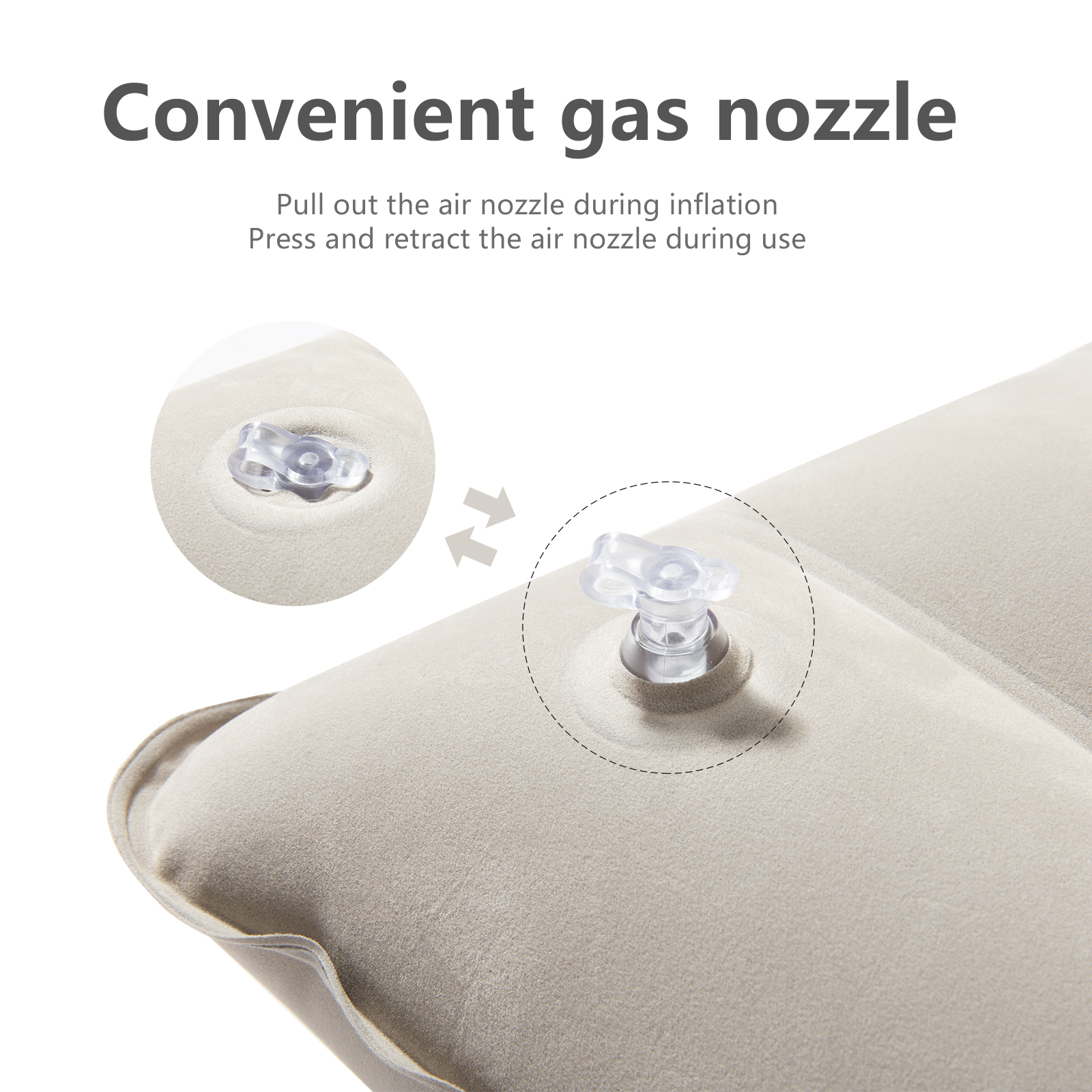 BISINNA Inflatable Pillow,Port - Outdoor Camping Quilt 리뷰 및 가격